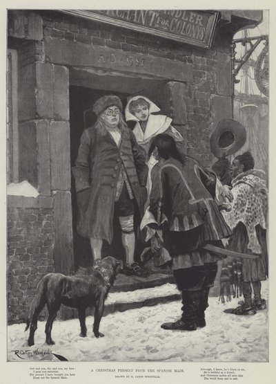 スペイン語のメインからのクリスマスプレゼント 作： Richard Caton Woodville junior